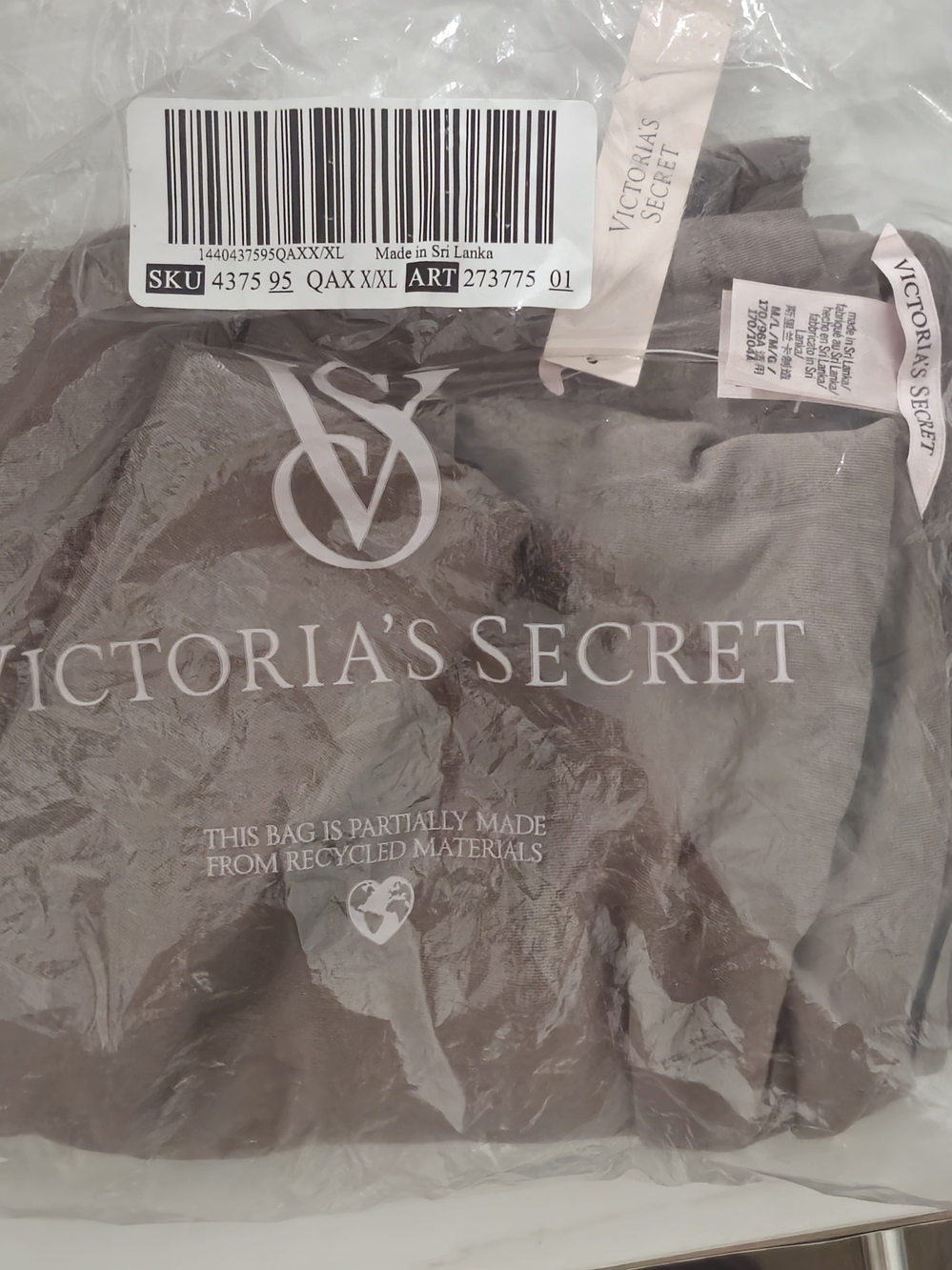 Victoria's Secret Women's Taupe Sleepwear Top - Taupe